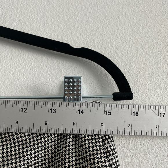 Carlisle Pants Women US 6 Gray Houndstooth Trousers Office Career Capsule Wool - Picture 3 of 7